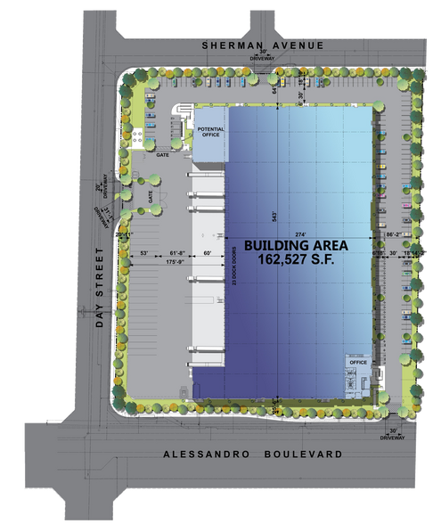 NE of Alessandro Blvd, Moreno Valley, CA à vendre - Photo du bâtiment - Image 2 de 5