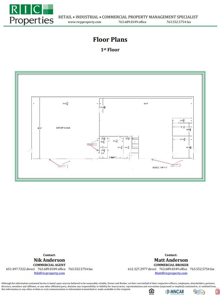 750 4th St NW, New Brighton, MN for lease Floor Plan- Image 1 of 2