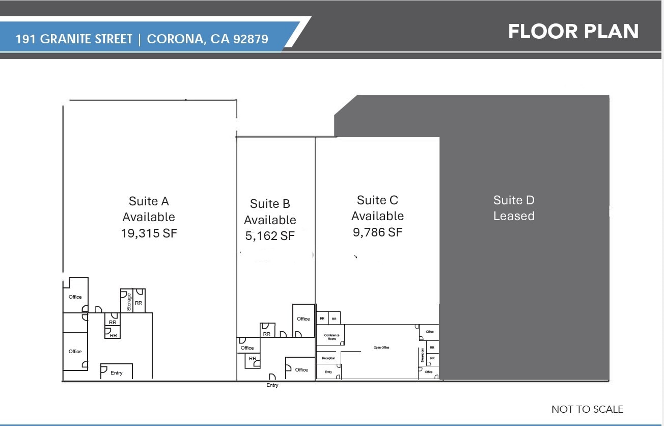 191 Granite St, Corona, CA for lease Floor Plan- Image 1 of 1