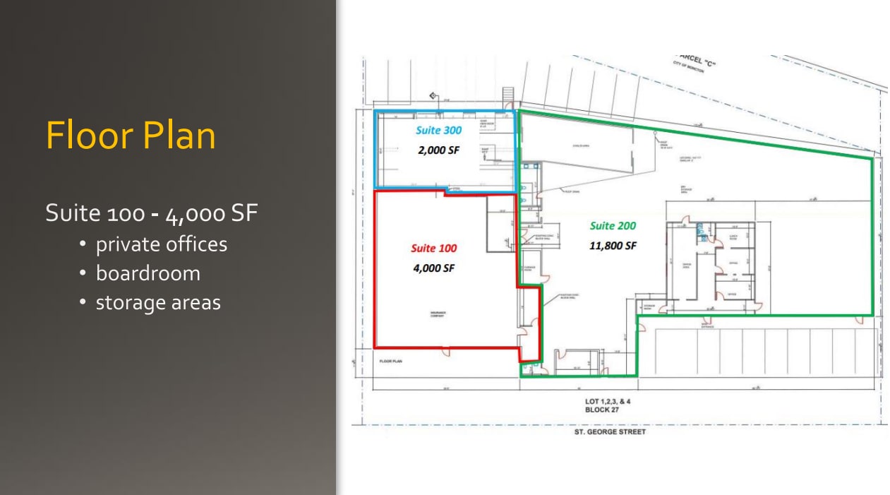524 St George Blvd, Moncton, NB à louer Plan d’étage- Image 1 de 1