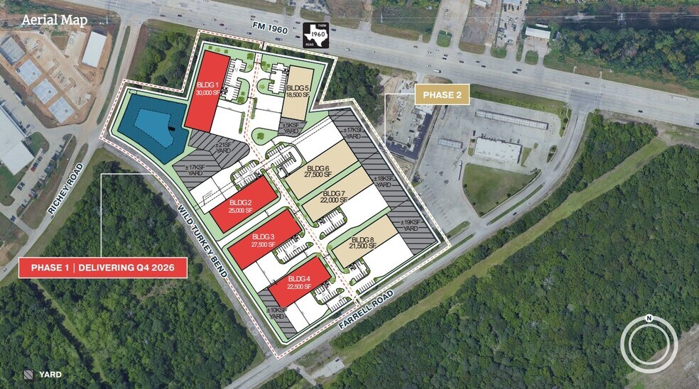 FM 1960 & Richey Rd, Humble, TX à louer - Aérien - Image 2 de 2