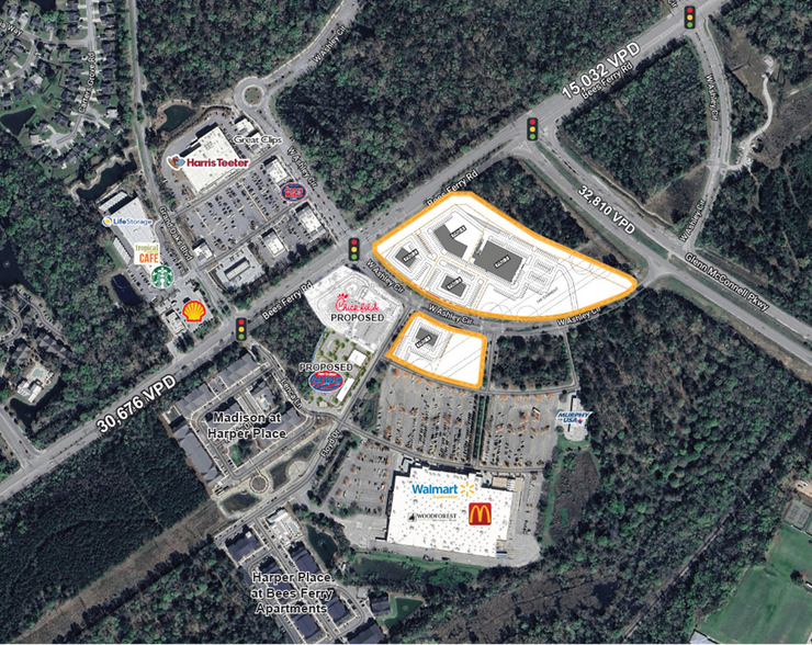 West Ashley Cir, Charleston, SC à louer - Photo du bâtiment - Image 3 de 4