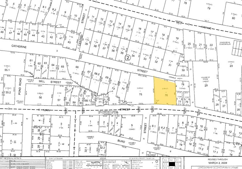 168-172 Main St, Nyack, NY à vendre - Plan cadastral - Image 3 de 53