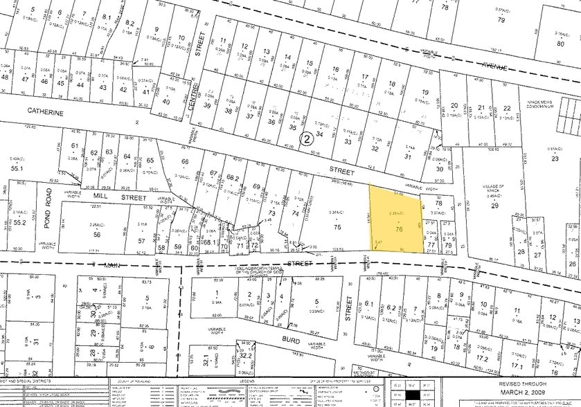 168-172 Main St, Nyack, NY for lease - Plat Map - Image 2 of 11