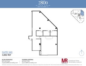 2800 S River Rd, Des Plaines, IL à louer Plan d’étage- Image 1 de 5