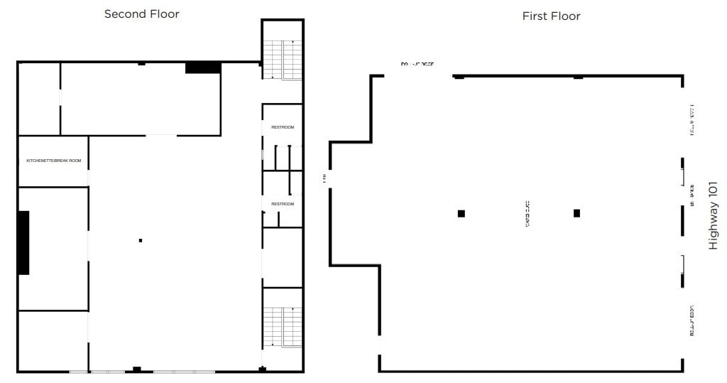 963 Transport Way, Petaluma, CA for lease Floor Plan- Image 1 of 3