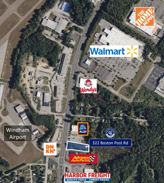 322 Boston Post Rd, North Windham, CT à vendre - Aérien - Image 2 de 2