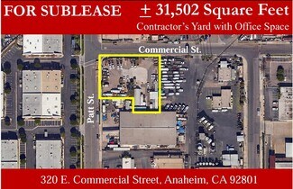 Plus de détails pour 320 E Commercial St, Anaheim, CA - Terrain à louer