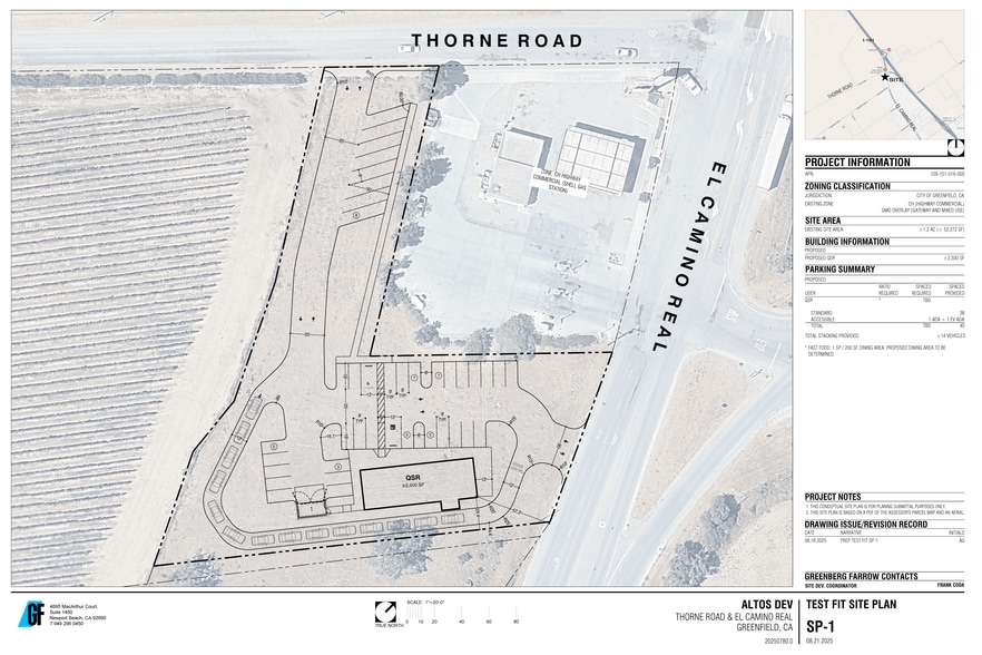 875 El Camino Real, Greenfield, CA for lease - Site Plan - Image 1 of 2