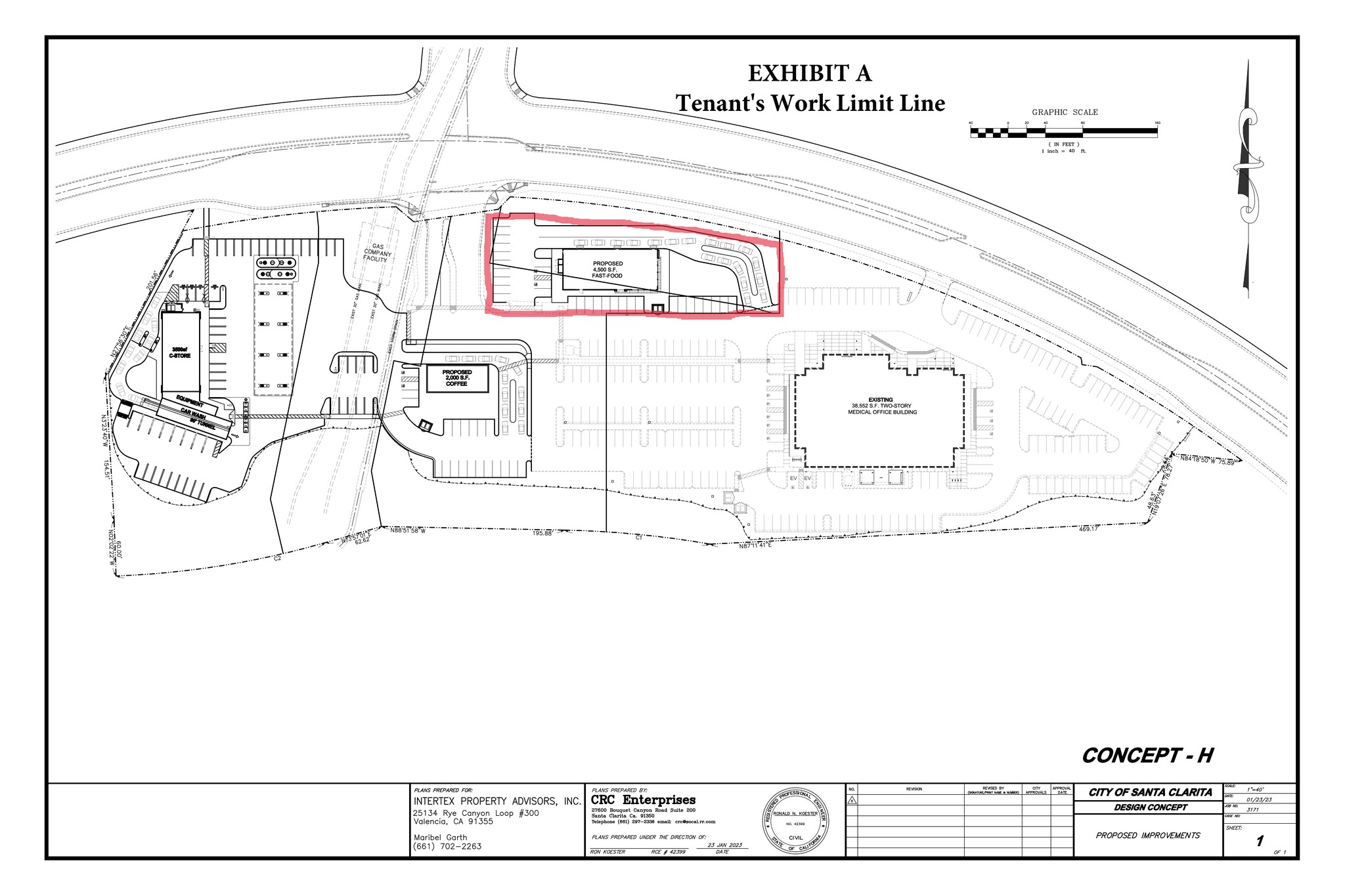 14550 W Soledad Canyon Rd, Santa Clarita, CA à louer Plan de site- Image 1 de 1