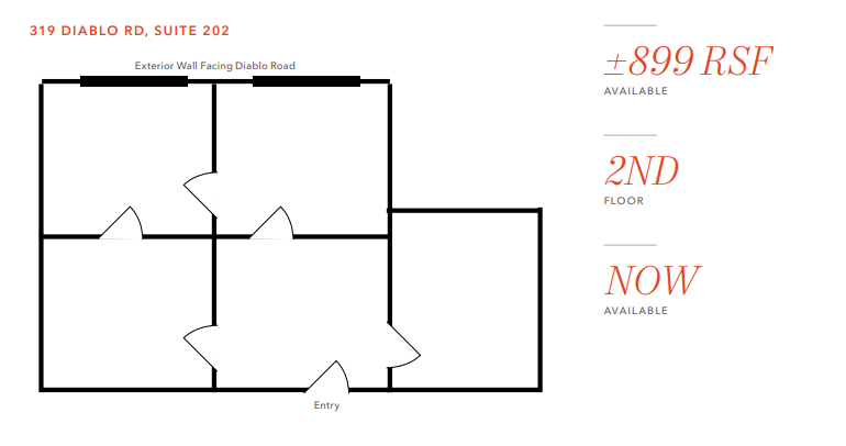 315 Diablo Rd, Danville, CA for lease Floor Plan- Image 1 of 1