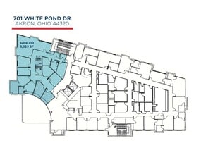701 White Pond Dr, Akron, OH for lease Floor Plan- Image 1 of 1
