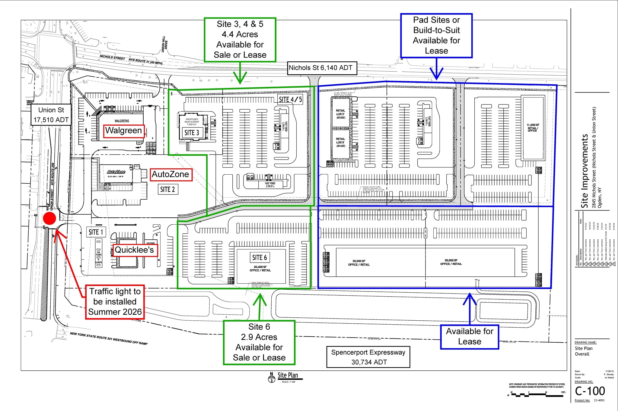 2839 Nichols St, Spencerport, NY for lease Site Plan- Image 1 of 2
