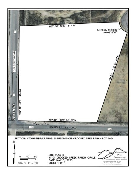 41101 Crooked Tree Ranch, Parker, CO à vendre - Plan de site - Image 2 de 2