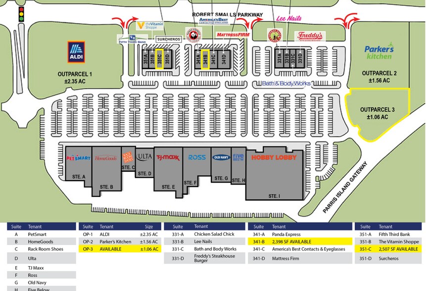 336 Robert Smalls Parkway, Beaufort, SC for lease - Site Plan - Image 2 of 5