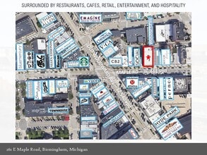 261-275 E Maple Rd, Birmingham, MI - Aerial map view - Image1