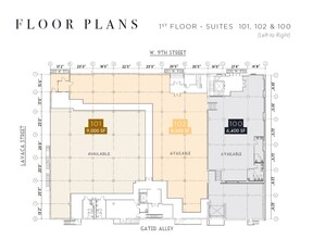 209 W 9th St, Austin, TX à louer Plan d  tage- Image 1 de 1