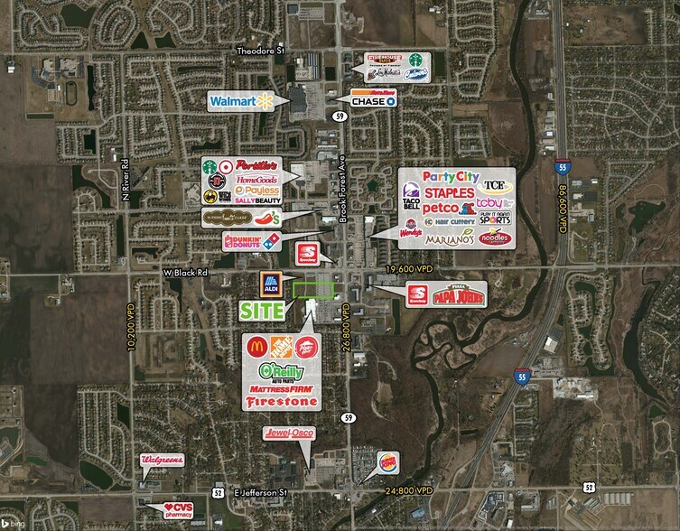 SWC Route 59, Shorewood, IL à vendre - Aérien - Image 2 de 2