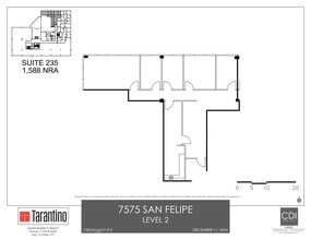 7575 San Felipe, Houston, TX for lease Site Plan- Image 1 of 1