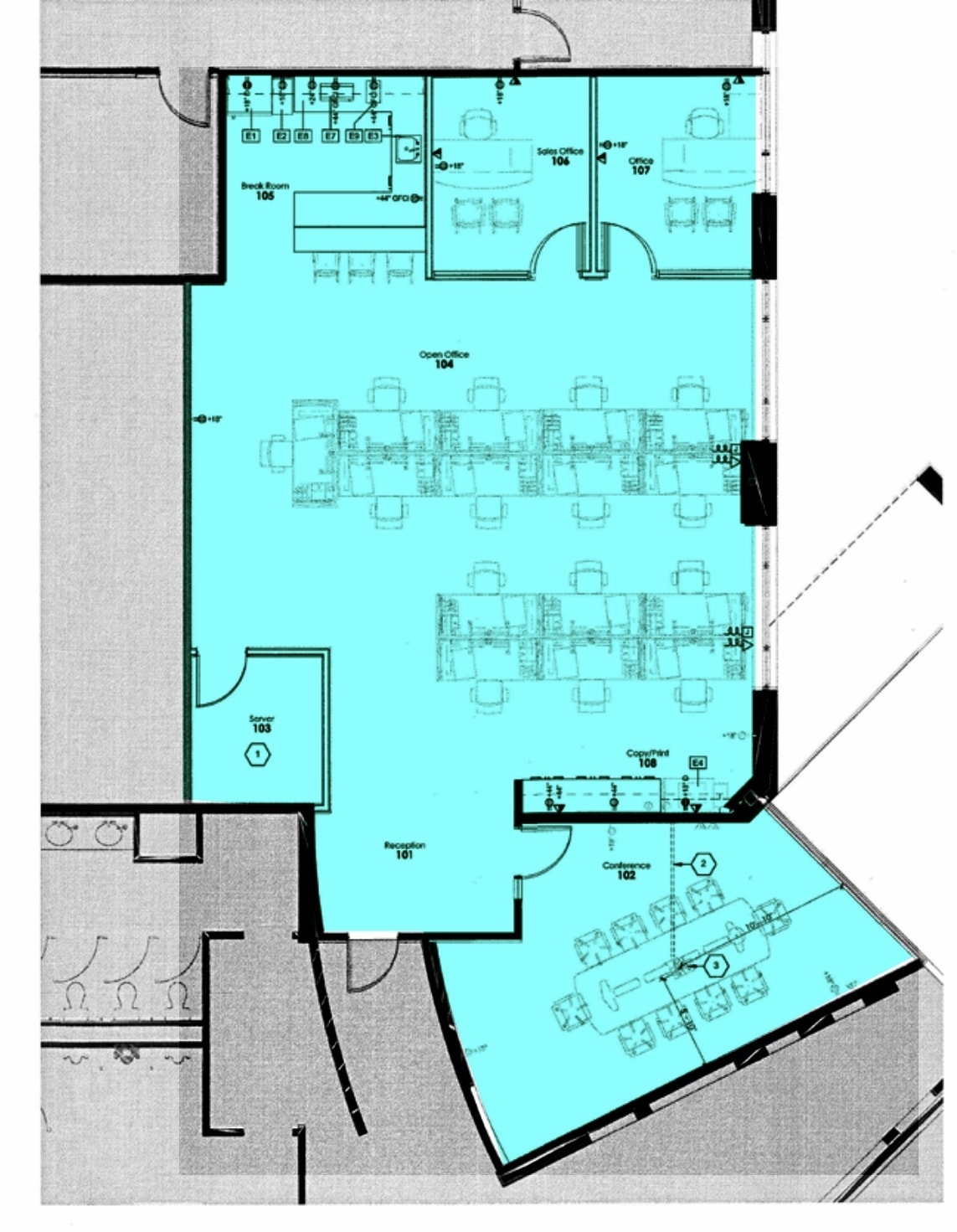 13640 Briarwick Dr, Austin, TX à louer Plan d’étage- Image 1 de 1