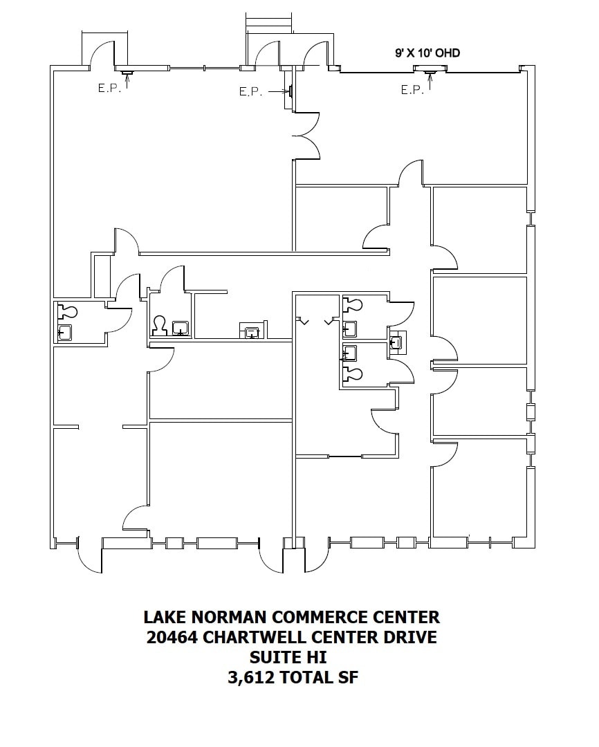 20464 Chartwell Center Dr, Cornelius, NC for lease Floor Plan- Image 1 of 1