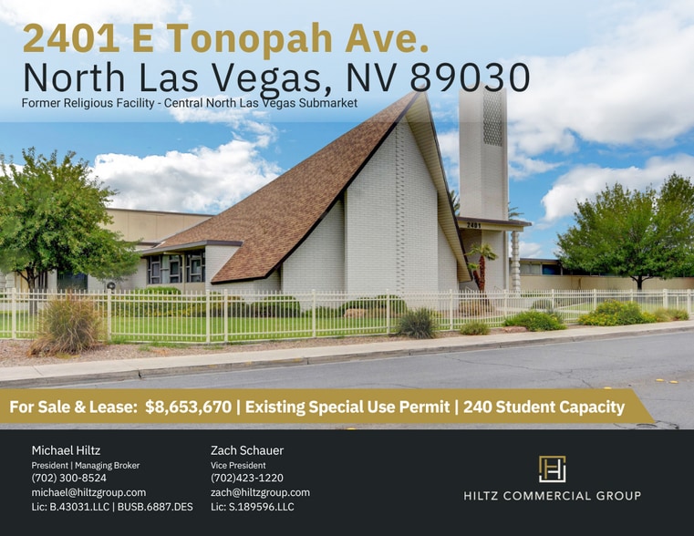 2401 E Tonopah Ave, North Las Vegas, NV for sale - Building Photo - Image 1 of 69