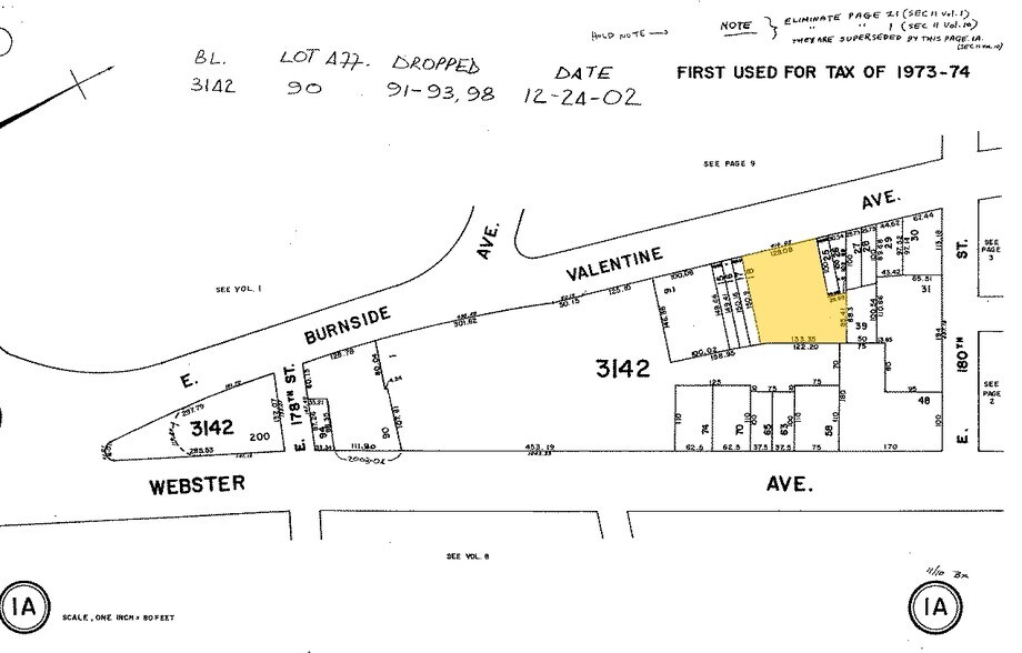 2050 Valentine Ave, Bronx, NY à louer - Plan cadastral - Image 2 de 4