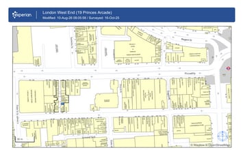 36-40 Jermyn St, London for lease Goad Map- Image 1 of 1