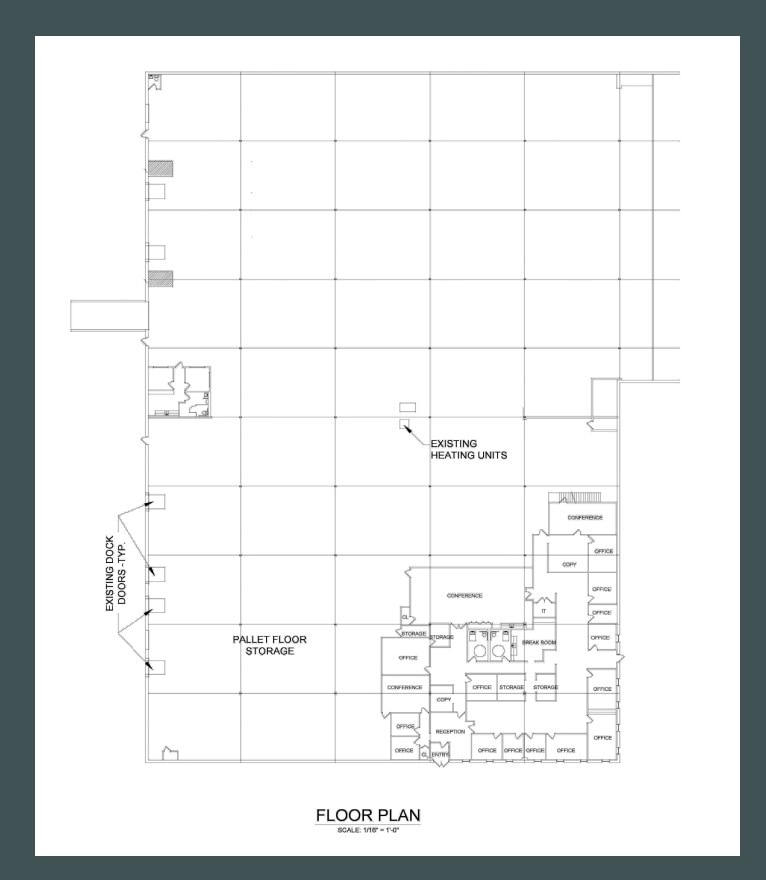 1817-1821 Portal St, Baltimore, MD for lease Floor Plan- Image 1 of 2