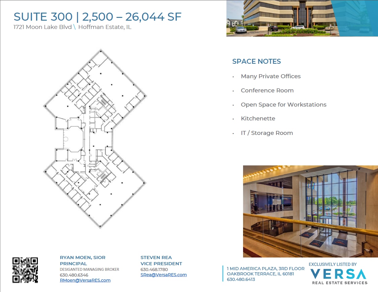 1721 Moon Lake Blvd, Hoffman Estates, IL for lease Floor Plan- Image 1 of 1
