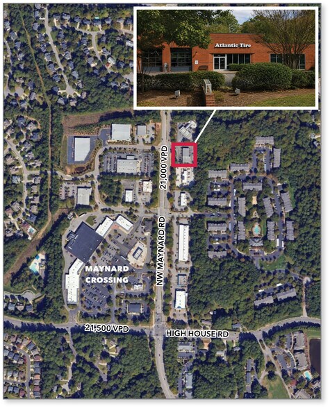 1376-1380 NW Maynard Rd, Cary, NC à vendre - Photo du bâtiment - Image 3 de 4