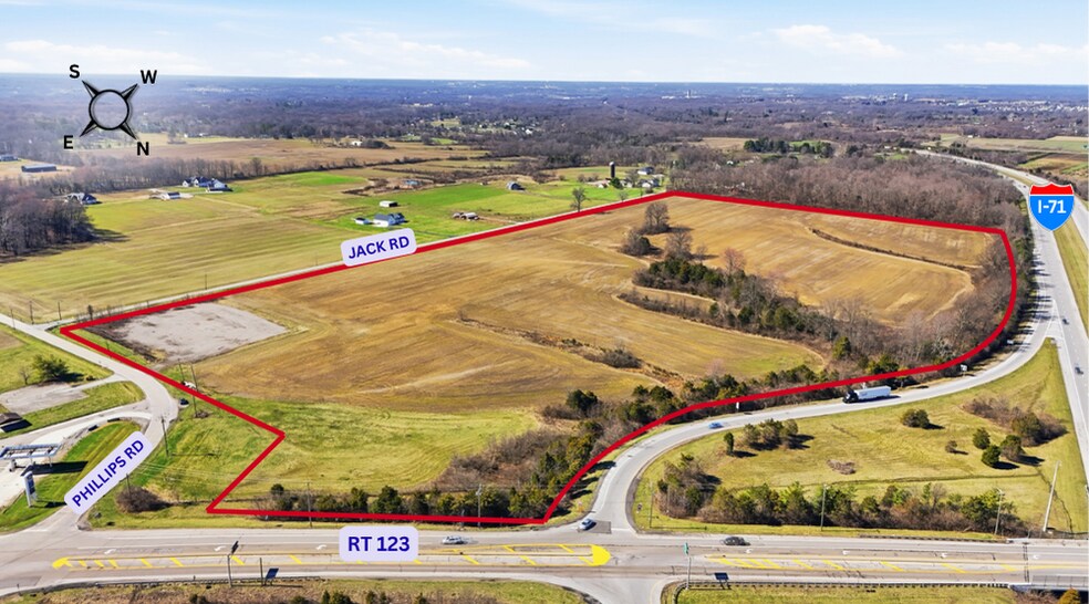 Route 123, Lebanon, OH à vendre - Aérien - Image 1 de 5