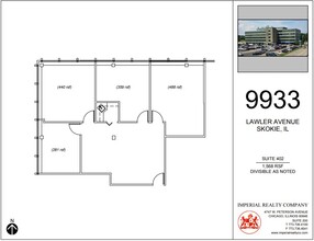 9933 Lawler Ave, Skokie, IL à louer Plan d  tage- Image 1 de 5