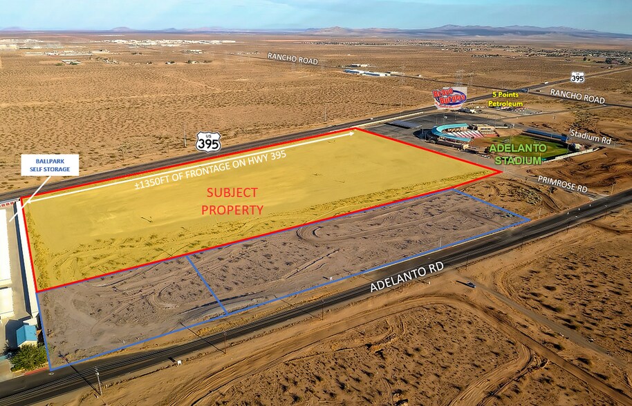 Us-395 & Adelanto Rd, Adelanto, CA à vendre - Photo du bâtiment - Image 2 de 3