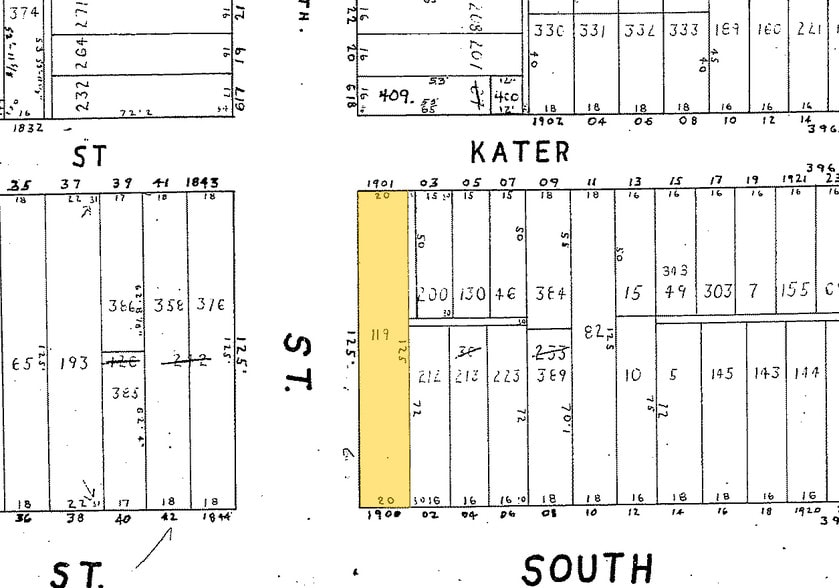 1900-1902 South St, Philadelphia, PA à vendre - Plan cadastral - Image 2 de 7