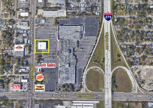 9391 N Florida Ave, Tampa, FL - Aerial  map view