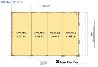 7019 E Michigan Ave, Saline, MI à louer Plan d’étage- Image 1 de 2