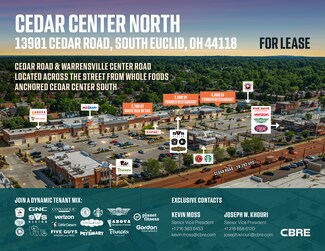 Plus de détails pour 13901-13905 Cedar Rd, South Euclid, OH - Commerce de détail à louer