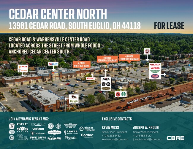 More details for 13901-13905 Cedar Rd, South Euclid, OH - Retail for Lease