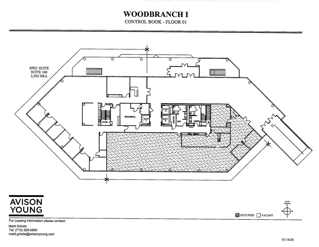 12121 Wickchester Ln, Houston, TX for lease Floor Plan- Image 1 of 1