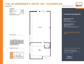 1705 W University Dr, Tempe, AZ à louer Plan d  tage- Image 1 de 1