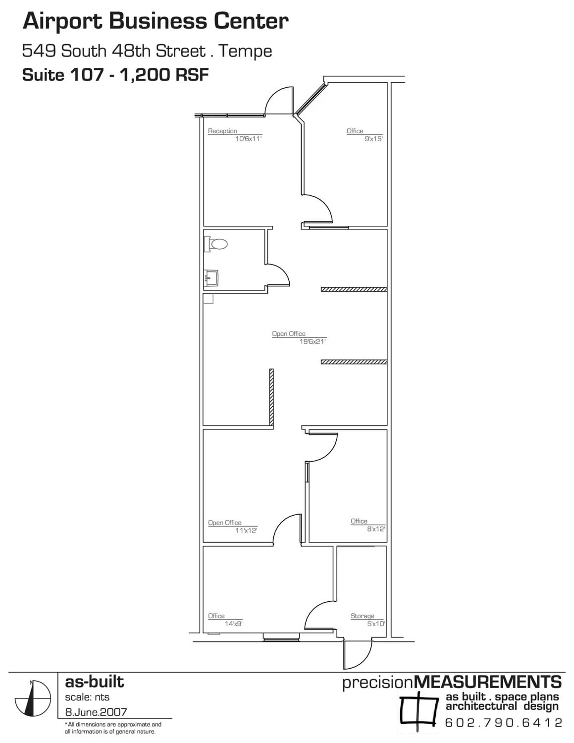 637 S 48th St, Tempe, AZ for lease Floor Plan- Image 1 of 5