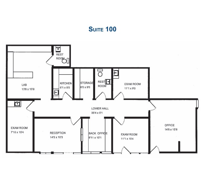 15644 Pomerado Rd, Poway, CA 92064 - Unité 100 - - Plan d’étage - Image 1 of 1