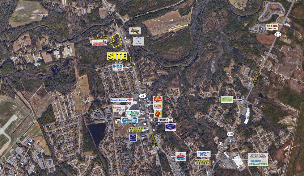 1589 N Bragg Blvd, Spring Lake, NC à louer - Aérien - Image 2 de 4