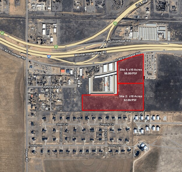 I-40 W Frontage East of Hope Dr, Amarillo, TX for sale - Building Photo - Image 1 of 1