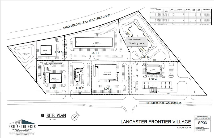 2600 S Dallas Ave, Lancaster, TX à louer - Plan de site - Image 3 de 3