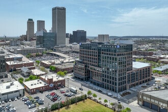 222 N Detroit Ave, Tulsa, OK - Aérien Vue de la carte