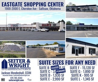 Plus de détails pour 2000 Cherokee Ave, Sallisaw, OK - Bureau à louer