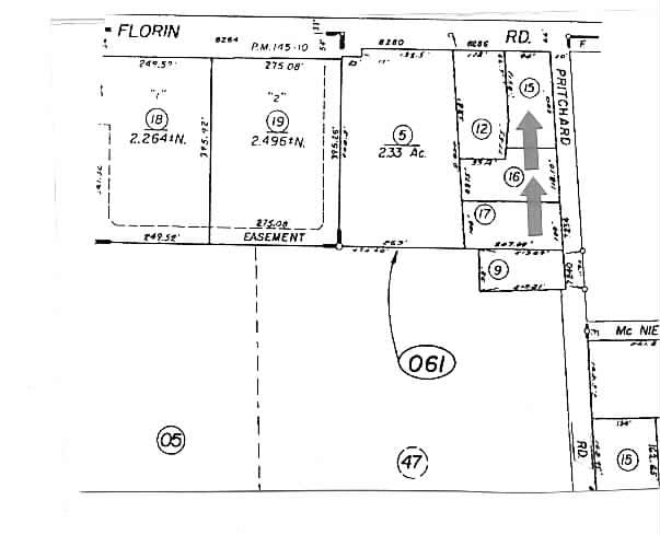 8294 Florin Rd, Sacramento, CA for sale - Plat Map - Image 2 of 3