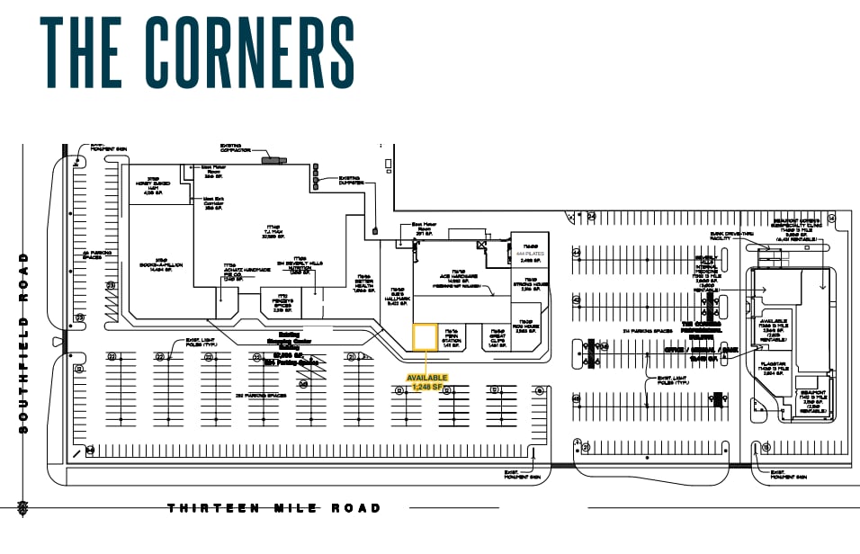 31150-31190 Southfield Rd, Beverly Hills, MI for lease Site Plan- Image 1 of 1